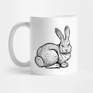 Rabbit Hand Drawn Mug